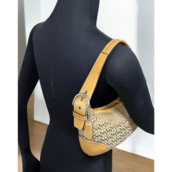 Vintage Coach 6351 Soho Mini Signature Small Hobo Bag - Picture 9 of 12